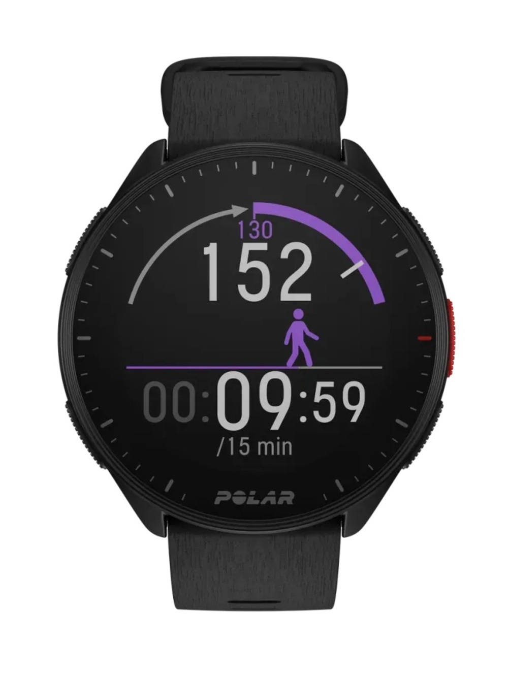 NWOB Polar Pacer Black GPS Sports Smartwatch